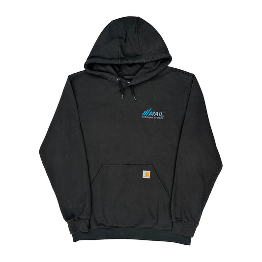Vintage Switchboard Systems Carhartt Hoodie - Large Black Cotton