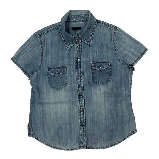 Vintage Gap Denim Shirt - Large Blue Denim