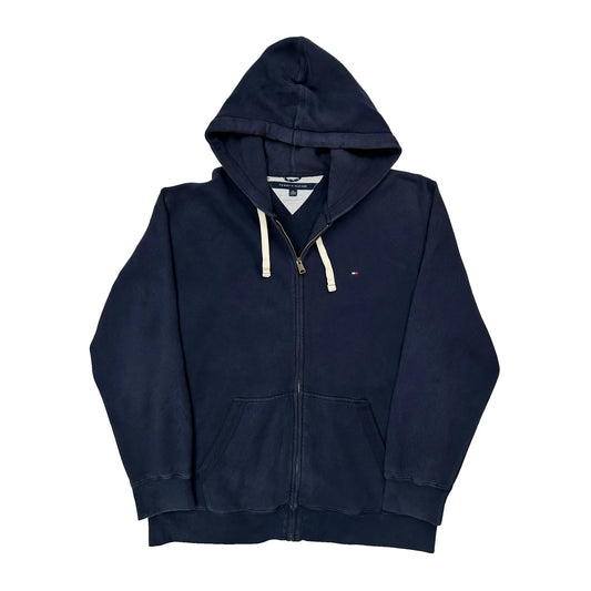 Vintage Tommy Hilfiger Hoodie - 2XL Navy Cotton