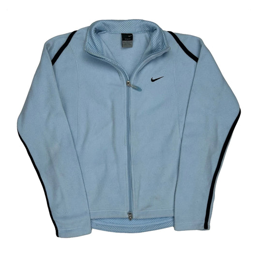 Vintage Therma-Fit Nike Fleece Jacket - XS Blue Polyester
