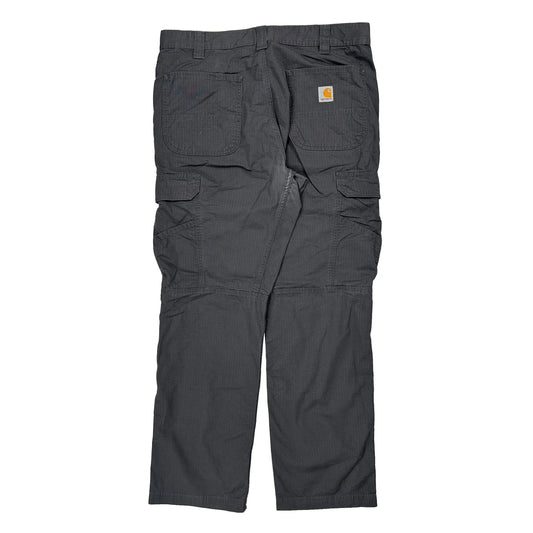Carhartt Carpenter Trousers - 35W 32L Grey Cotton Blend