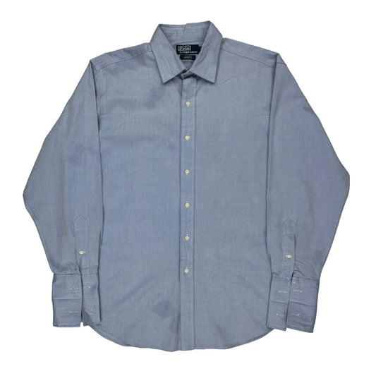 Polo By Ralph Lauren Shirt - XL Blue Cotton