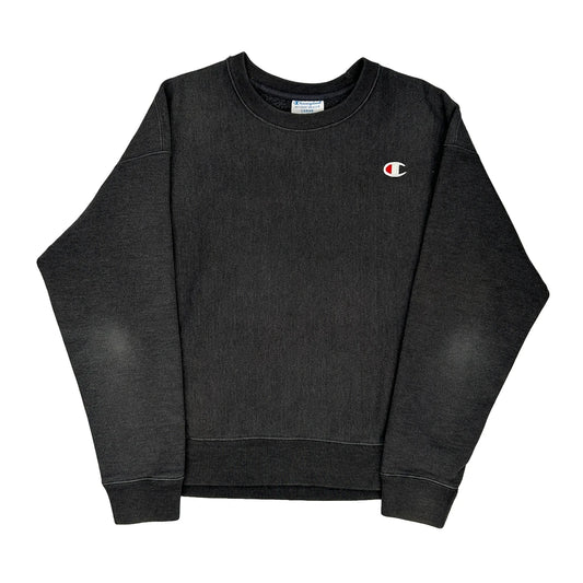 Reverse Weave Champion Sweatshirt - Large Grey Cotton Blend