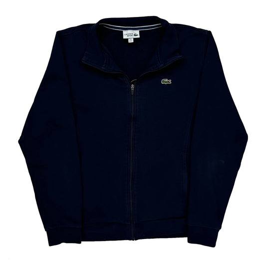 Vintage Lacoste Track Jacket - XL Navy Cotton