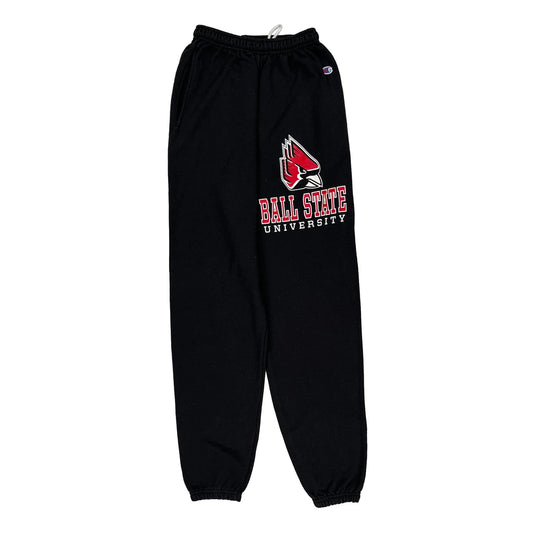 Ball State University Champion Joggers - Small Black Cotton