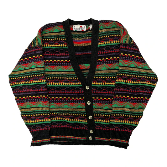 Florence Tricot Jumper - Medium Multicoloured Cotton Blend