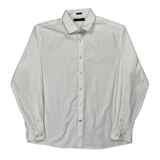 Tommy Hilfiger Slim Fit Shirt - XL White Cotton