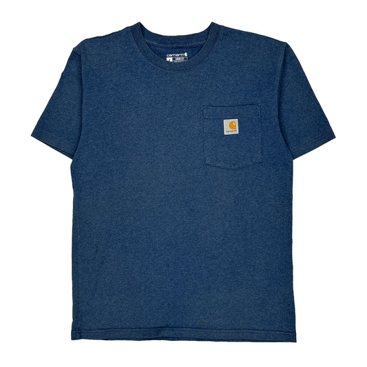 Carhartt T-Shirt - Small Blue Cotton