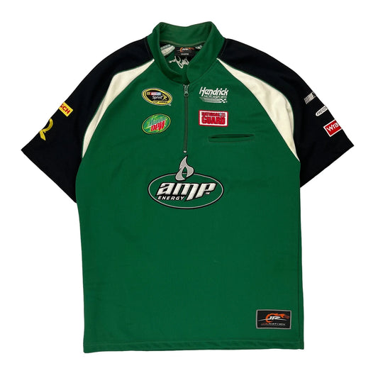 Nascar Chase Authentics Nascar Polo Shirt - Large Black Polyester