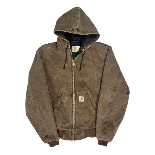 Carhartt Jq382 Cht Jacket - Large Brown Cotton