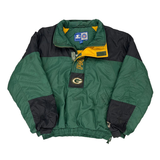 Green Bay Packers Starter Nfl Jacket - Small Green Polyester