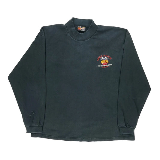 Nascar Nascar Long Sleeve T-Shirt - XL Black Cotton