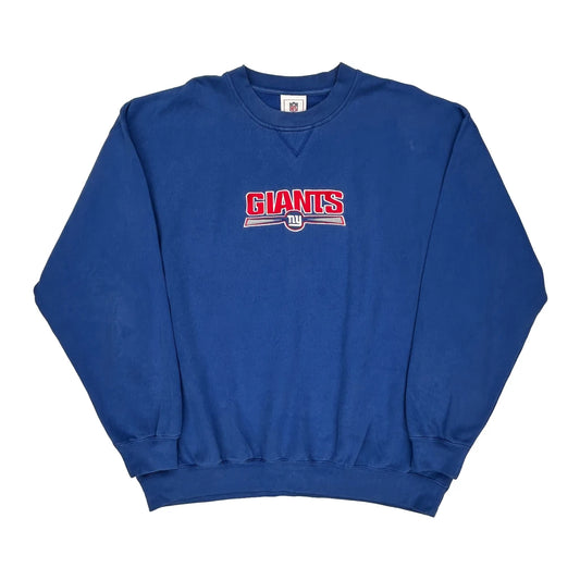 Made In USA Giants Nfl Sweatshirt - 2XL Blue Cotton