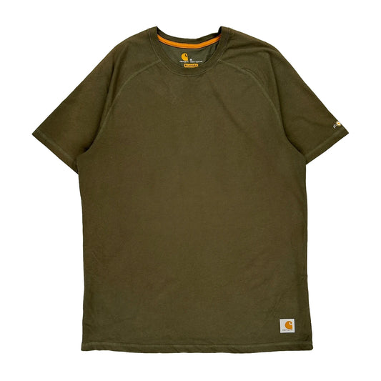 Carhartt T-Shirt - Medium Green Cotton Blend