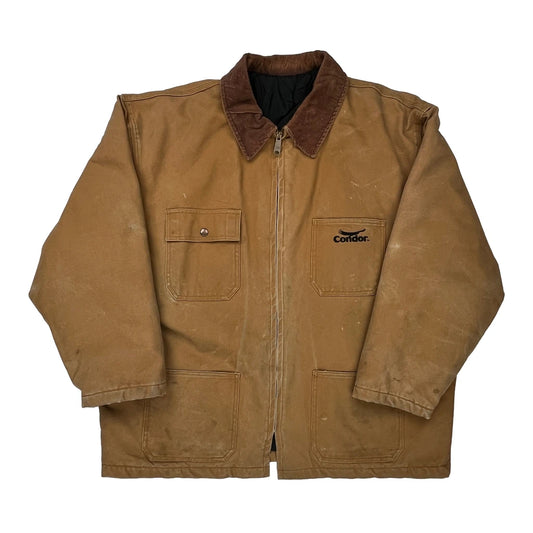 Unbranded Jacket - XL Brown Cotton