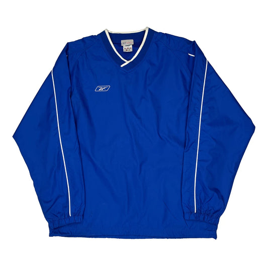 Reebok Windbreaker - Medium Blue Nylon