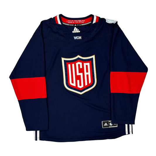 USa Adidas Jersey - XL Navy Polyester