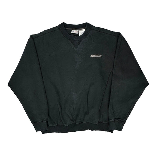 Vintage Reebok Sweatshirt - XL Black Cotton