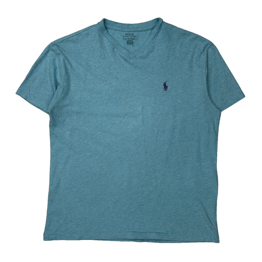 Polo By Ralph Lauren T-Shirt - Small Blue Cotton