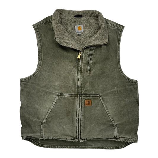 Carhartt Gilet - XL Green Cotton