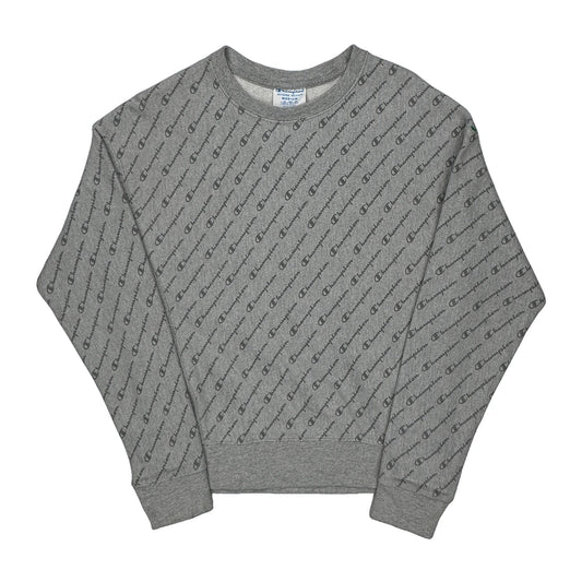 Reverse Weave Champion Sweatshirt - Medium Grey Cotton