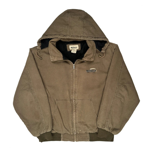 Vintage Seed Genetics Midwest Jacket - XL Brown Cotton