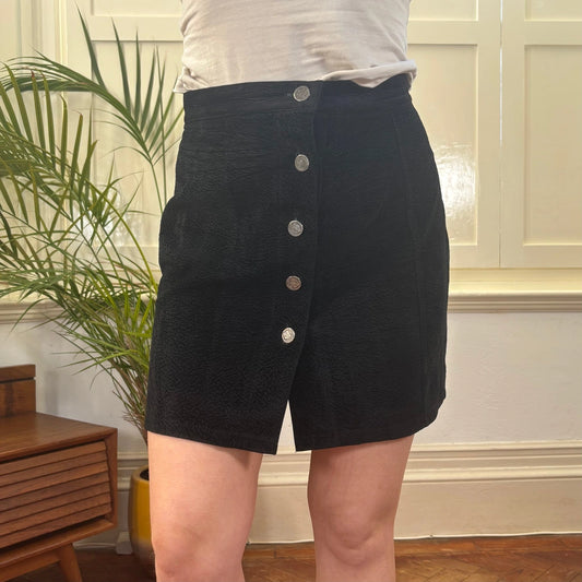 Vintage black Unbranded Mini Skirt - womens 28" waist