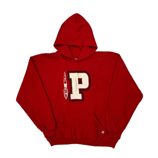 Portage Swimming And Diving 2004-2005 Russell Athletic College Hoodie - XL Red Cotton