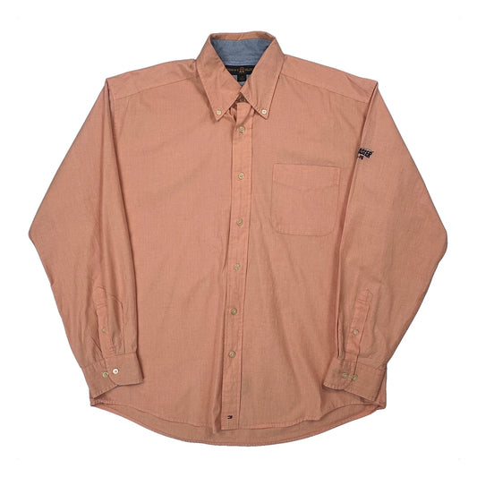 Vintage Golf Tommy Hilfiger Shirt - Large Pink Cotton