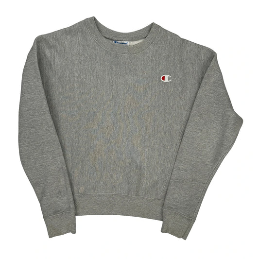 Reverse Weave Champion Sweatshirt - XS Grey Cotton Blend