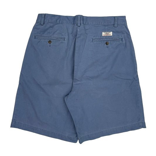 Polo By Ralph Lauren Chino Shorts - 32W 10L Blue Cotton