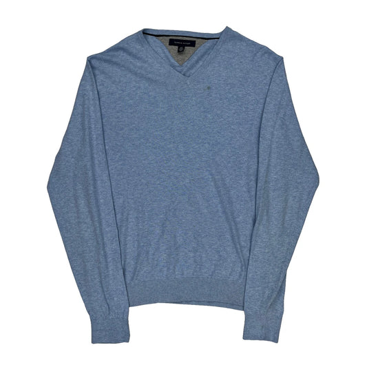Tommy Hilfiger Jumper - Large Blue Cotton