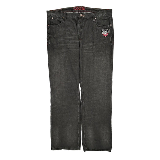 Coogi Graphic Jeans - 42W 35L Grey Cotton