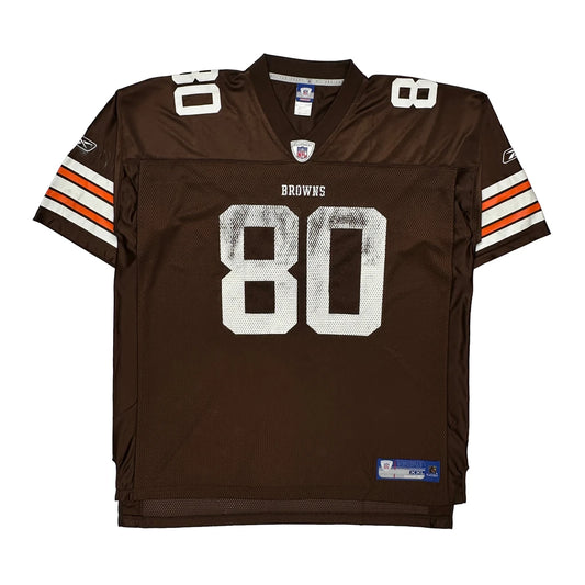 Vintage Browns Reebok Football Jersey - 2XL Brown Nylon