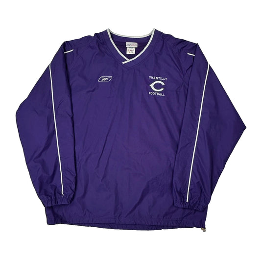 Vintage Chantilly Football Reebok Football Windbreaker - 2XL Purple Nylon