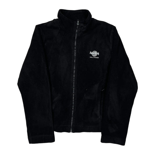 Hard Rock Cafe Fleece Jacket - XL Black Polyester