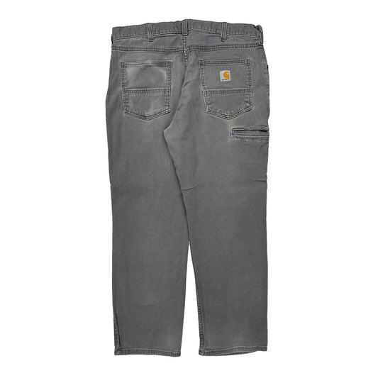 Carhartt Double Knee Carpenter Trousers - 36W 30L Grey Cotton