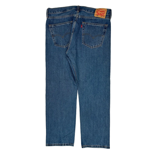 505 Levis Jeans - 36W 29L Blue Cotton