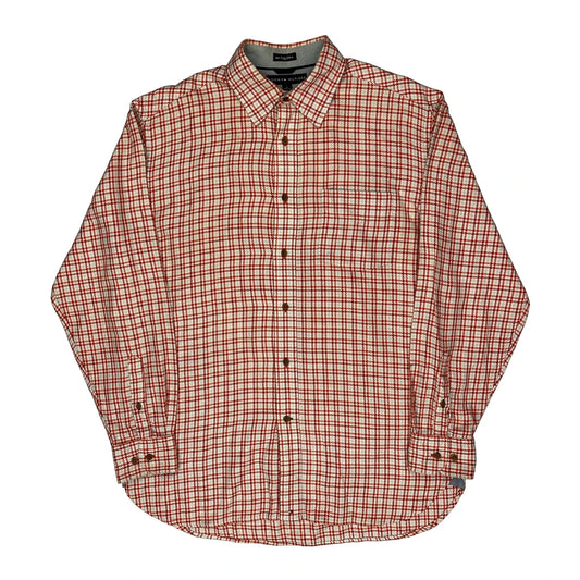 Vintage Tommy Hilfiger Checked Shirt - Medium Red Cotton