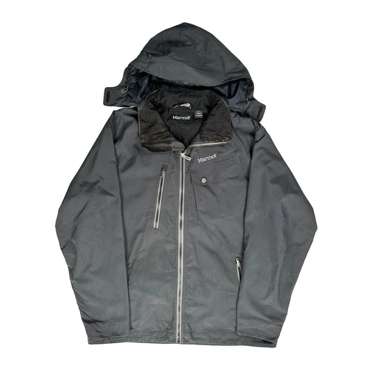 Vintage Marmot Jacket - XL Black Polyester