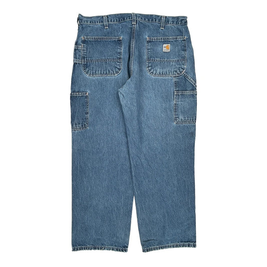 Carhartt Carpenter Jeans - 36W 30L Blue Cotton