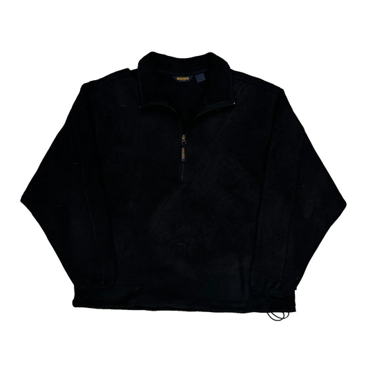 Woolrich 1/4 Zip - XL Black Wool Blend