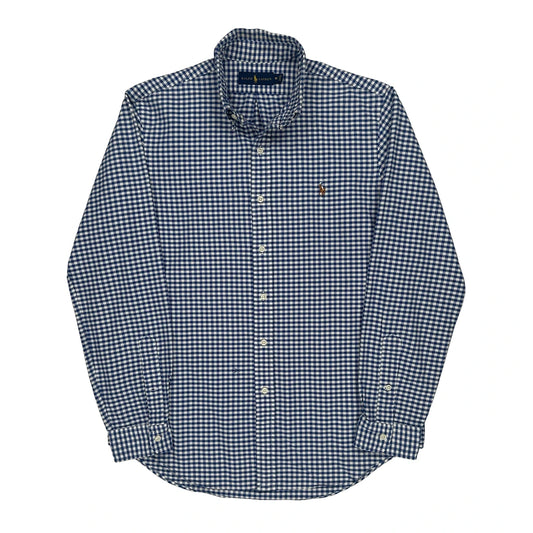 Ralph Lauren Checked Shirt - Medium Blue Cotton