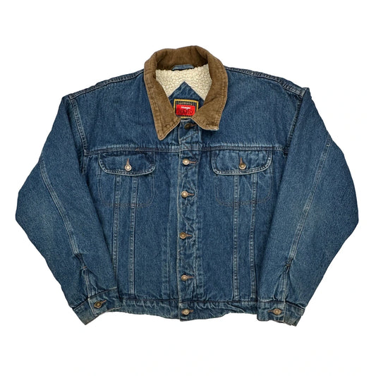 Wrangler Denim Jacket - XL Brown Denim