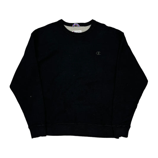 Champion Sweatshirt - XL Black Cotton