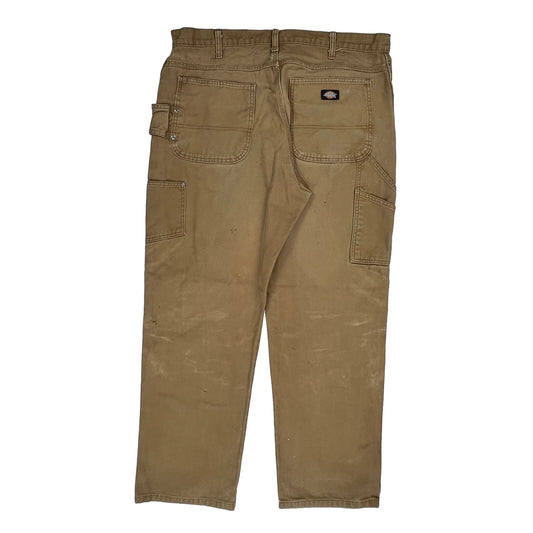 Vintage Dickies Carpenter Trousers - 38W 32L Brown Cotton