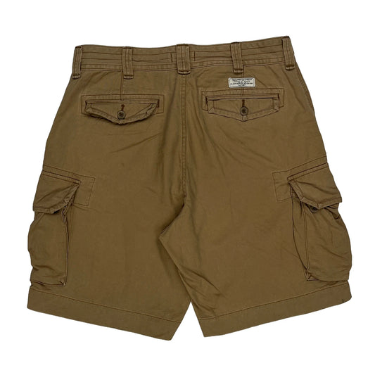 Polo By Ralph Lauren Cargo Shorts - 35W 10L Brown Cotton