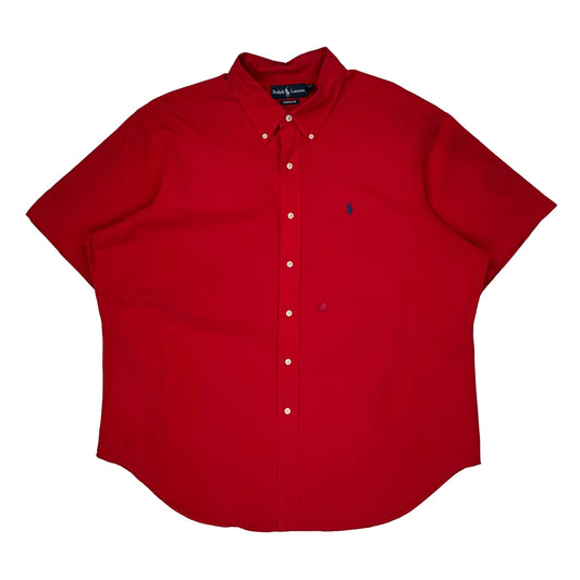 Ralph Lauren Shirt - 2XL Red Cotton