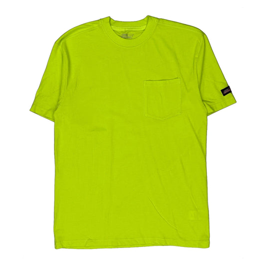 Vintage Dickies T-Shirt - Medium Yellow Cotton