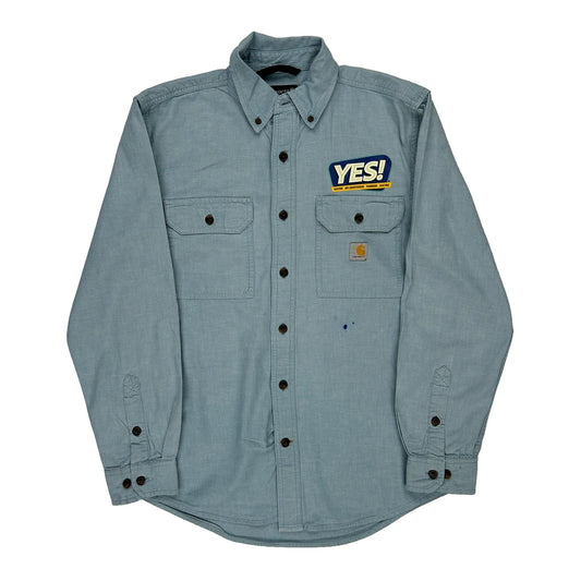 Carhartt Shirt - Small Blue Cotton